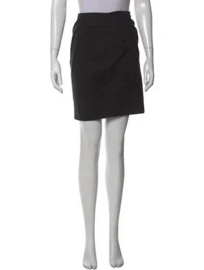 Pre-owned John Galliano Vintage Mini Skirt In Black
