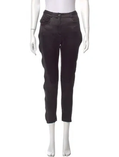 Pre-owned John Galliano Vintage Skinny Leg Pants In Black