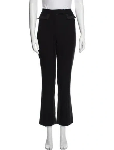 Pre-owned John Galliano Vintage Straight Leg Pants In Black