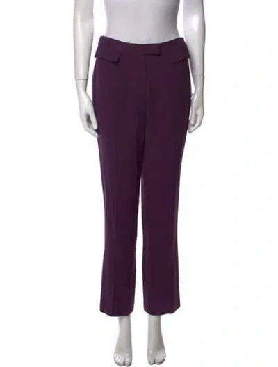 Pre-owned John Galliano Vintage Straight Leg Pants In Purple