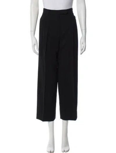 Pre-owned John Galliano Vintage Wide Leg Pants In Black