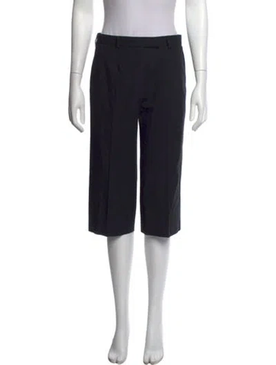 Pre-owned John Galliano Vintage Wide Leg Pants In Black