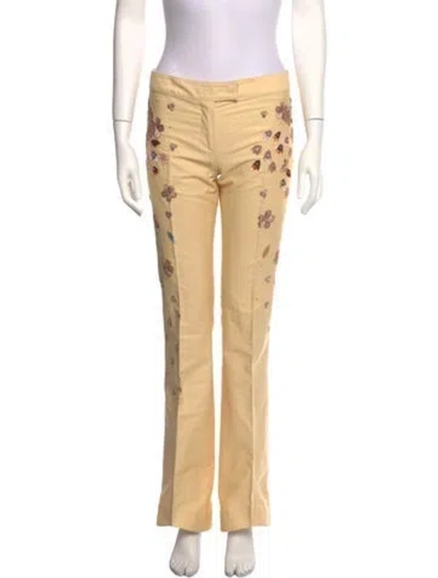 Pre-owned John Galliano Vintage Wide Leg Pants In Neutral