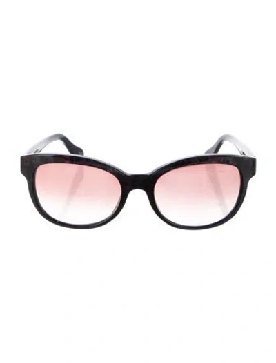 Pre-owned John Galliano Wayfarer Gradient Sunglasses In Pink