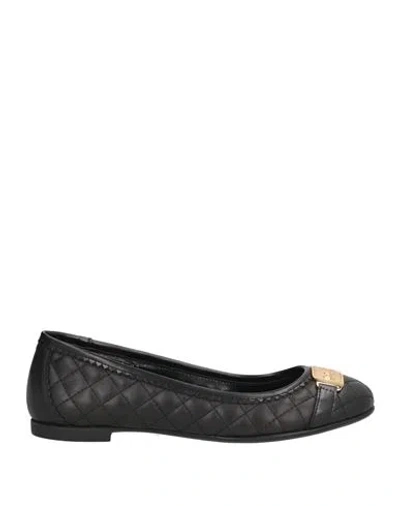 John Galliano Woman Ballet Flats Black Size 7 Leather