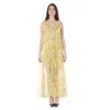 John Galliano Yellow Polyester Dress In Yellow