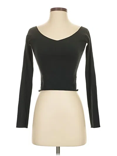 Pre-owned John Galt 3/4 Sleeve T-shirt In Black