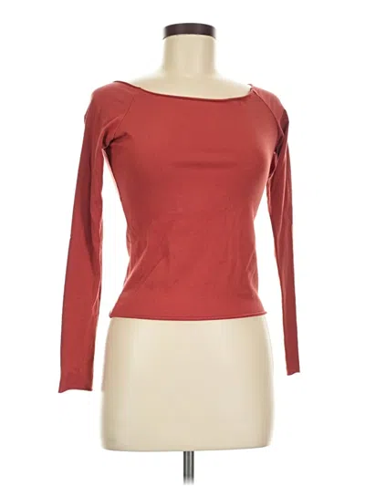 Pre-owned John Galt 3/4 Sleeve T-shirt In Red