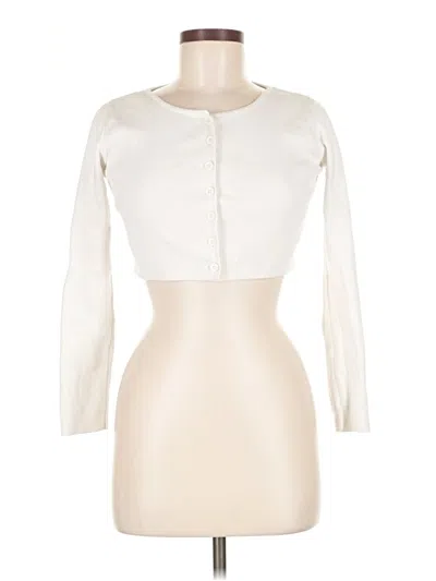 Pre-owned John Galt 3/4 Sleeve T-shirt In White