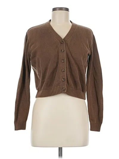 Pre-owned John Galt Cardigan Sweater In Brown
