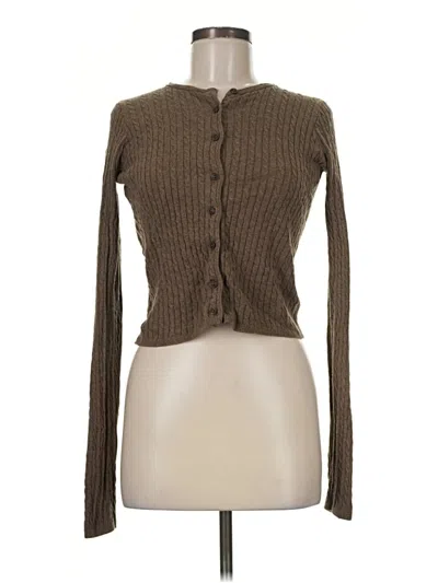 Pre-owned John Galt Cardigan Sweater In Brown