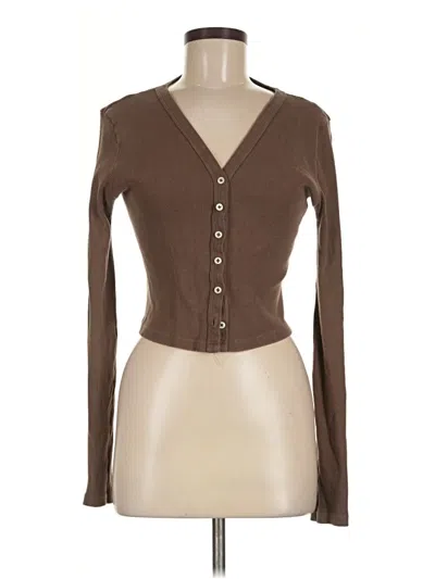 Pre-owned John Galt Cardigan Sweater In Brown