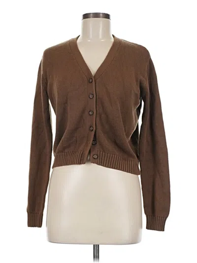 Pre-owned John Galt Cardigan Sweater In Brown