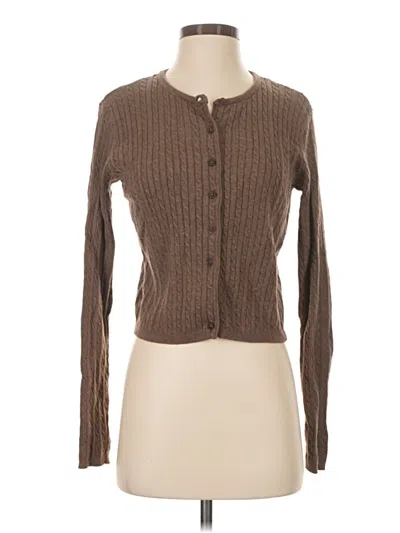 Pre-owned John Galt Cardigan Sweater In Brown