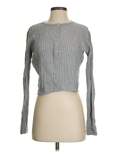 Pre-owned John Galt Cardigan Sweater In Gray