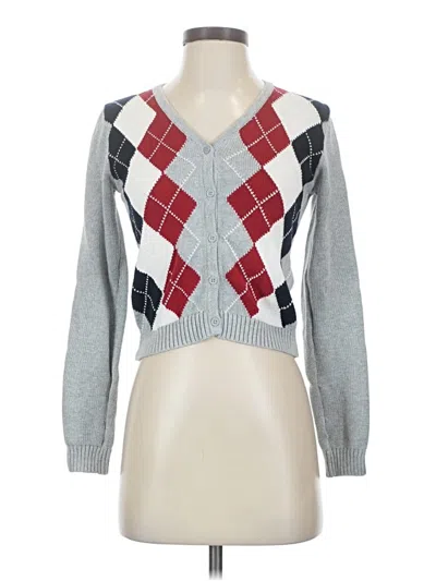 Pre-owned John Galt Cardigan Sweater In Gray