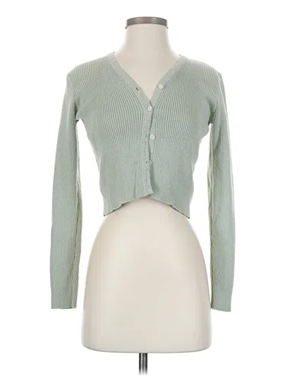 Pre-owned John Galt Cardigan Sweater In Green