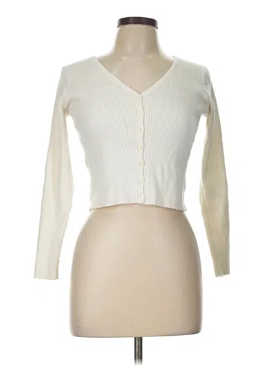 Pre-owned John Galt Cardigan Sweater In Ivory