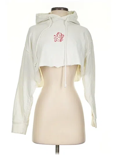 Pre-owned John Galt Cardigan Sweater In White