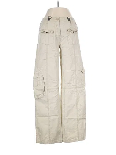 Pre-owned John Galt Cargo Pants In Ivory