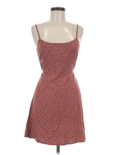 Pre-owned John Galt Casual Dress In Burgundy