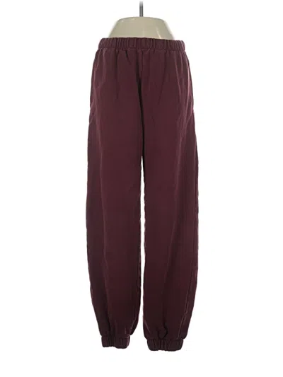Pre-owned John Galt Casual Pants In Burgundy