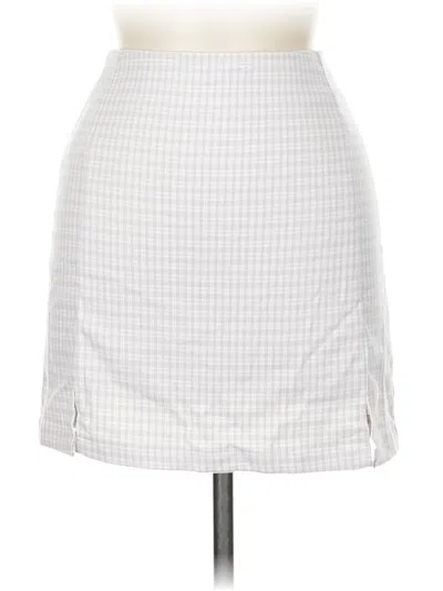 Pre-owned John Galt Casual Skirt In White