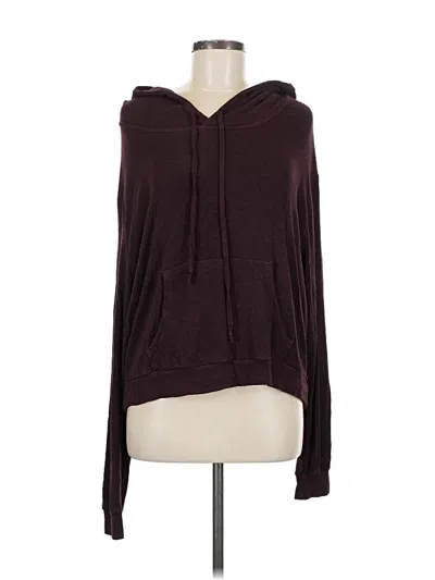 Pre-owned John Galt Long Sleeve T-shirt In Burgundy