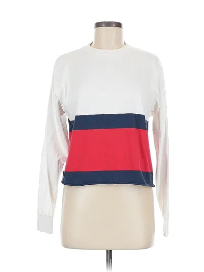 Pre-owned John Galt Long Sleeve T-shirt In White