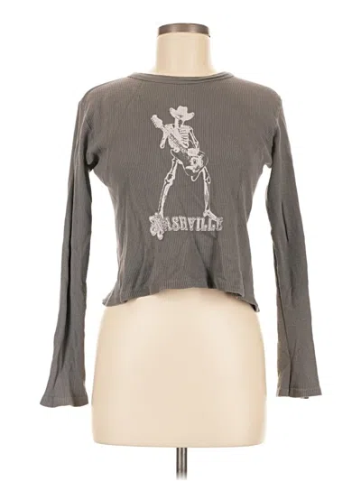 Pre-owned John Galt Long Sleeve T-shirt In Gray