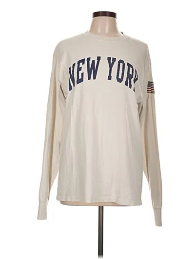 Pre-owned John Galt Long Sleeve T-shirt In Ivory
