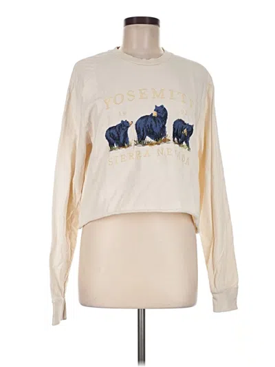 Pre-owned John Galt Long Sleeve T-shirt In Ivory