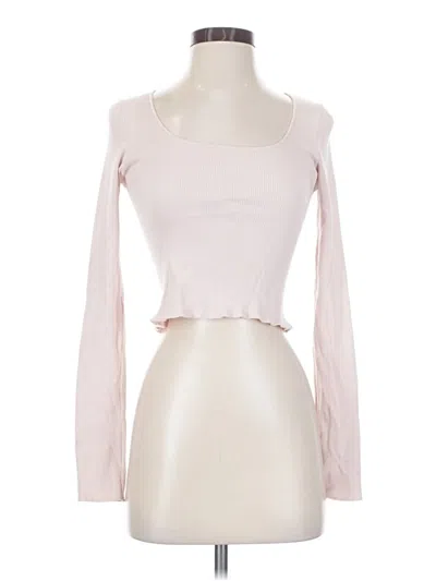 Pre-owned John Galt Long Sleeve T-shirt In Pink