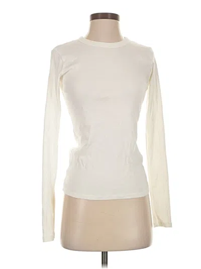 Pre-owned John Galt Long Sleeve T-shirt In White