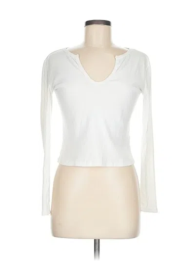 Pre-owned John Galt Long Sleeve T-shirt In White