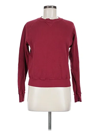 Pre-owned John Galt Long Sleeve Turtleneck In Red
