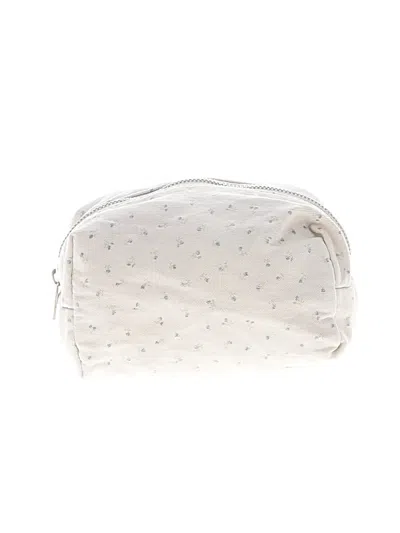 Pre-owned John Galt Makeup Bag In White