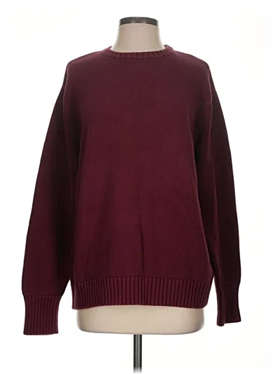 Pre-owned John Galt Pullover Sweater In Burgundy