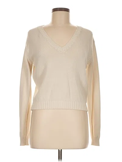 Pre-owned John Galt Pullover Sweater In White