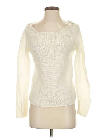 Pre-owned John Galt Pullover Sweater In White