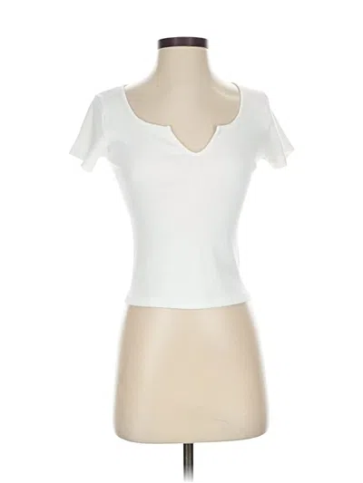 Pre-owned John Galt Short Sleeve T-shirt In White