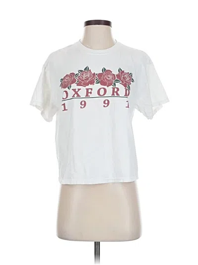 Pre-owned John Galt Short Sleeve T-shirt In White