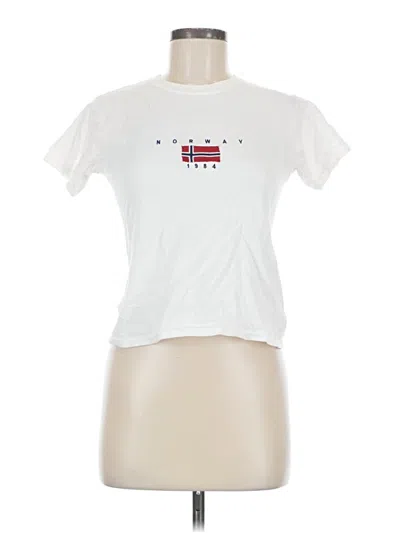 Pre-owned John Galt Short Sleeve T-shirt In White