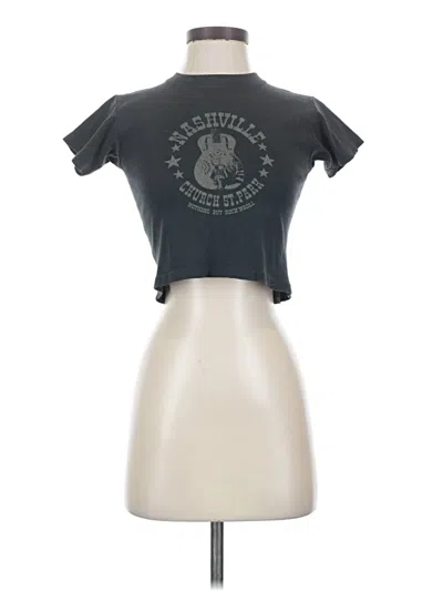 Pre-owned John Galt Short Sleeve T-shirt In Black