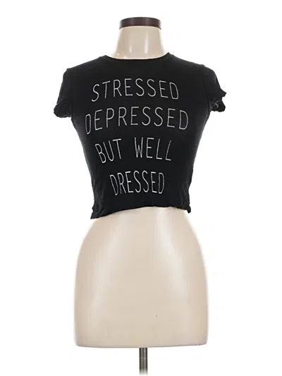 Pre-owned John Galt Short Sleeve T-shirt In Black