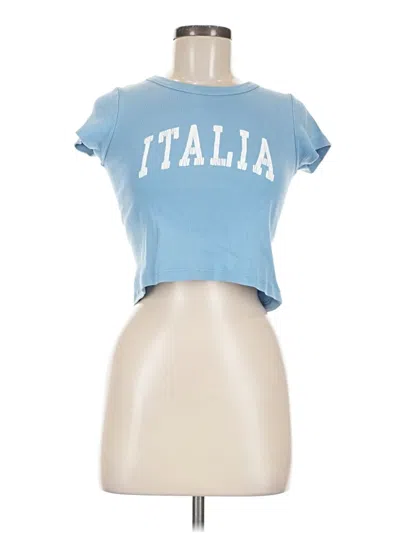 Pre-owned John Galt Short Sleeve T-shirt In Blue