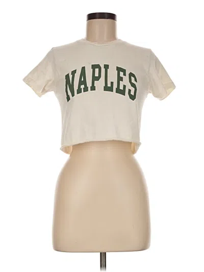 Pre-owned John Galt Short Sleeve T-shirt In Ivory