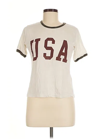 Pre-owned John Galt Short Sleeve T-shirt In Ivory