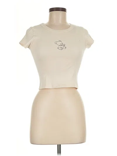 Pre-owned John Galt Short Sleeve T-shirt In Ivory
