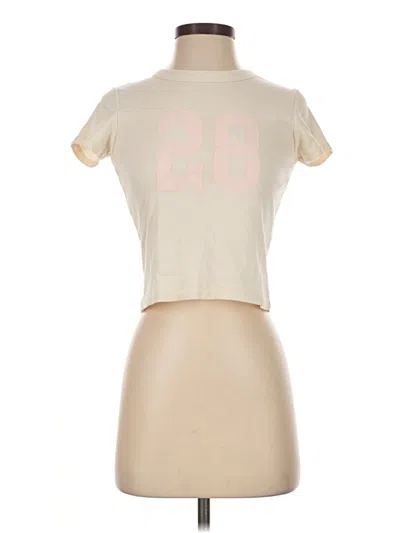 Pre-owned John Galt Short Sleeve T-shirt In Ivory